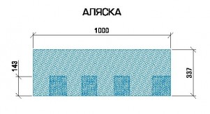 Гибкая черепица Tegola Alaska